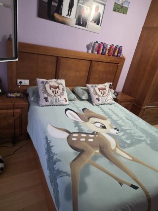Dormitorio completo madera