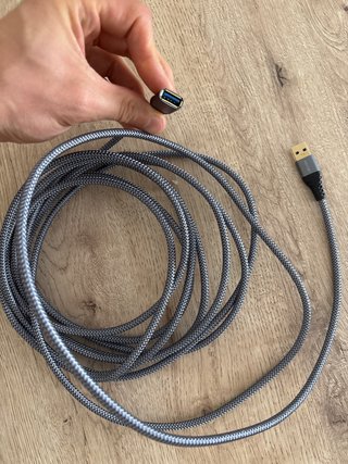 Cable USB A Macho a Hembra Extensor 5 metros