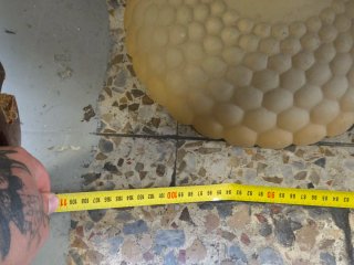 Lámpara de techo rústica forja