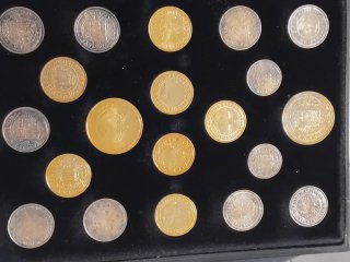 2 Álbumes Historia Monedas España