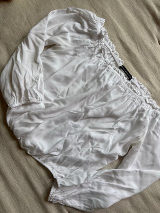 Blusa Blanca Brandy Melville Talla Única