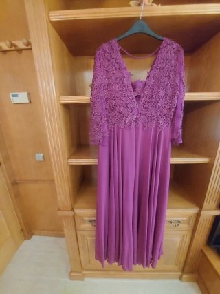 Vestido morado Boda o Comunión