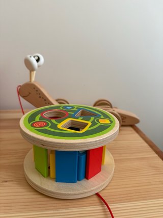 Caracol Hape para arrastrar con encajables