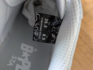 Zapatillas Bape Sta Blancas/Grises