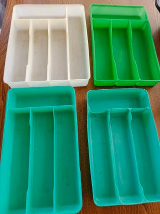 Organizador de cubiertos de plástico