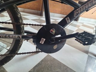 Bicicleta Minecraft Negra