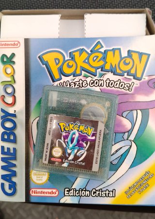 Pokémon Cristal GBC Edición Cristal