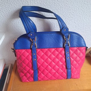 Varios bolso floral azul  Blanco y otros