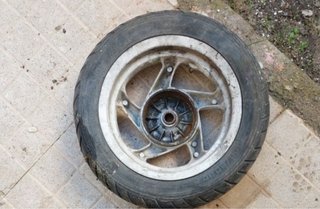 Guardabarros delantero Zip rojo Rueda trasera