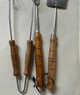 Set Barbecue 3 Pezzi Acciaio Inox