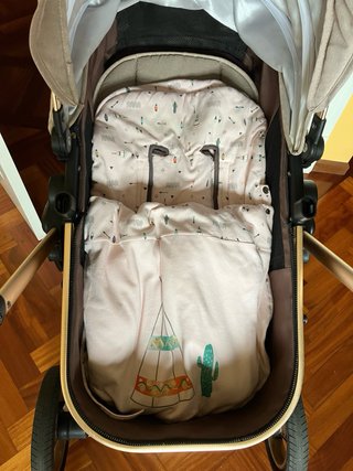 Capazo cochecito + silla (convertible 2 en 1)