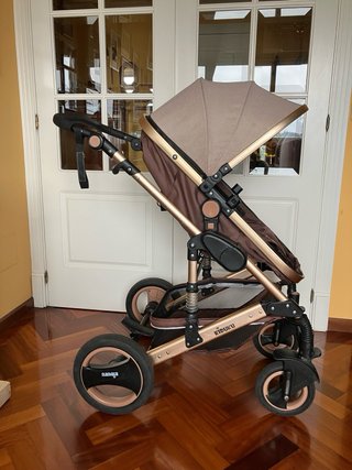 Capazo cochecito + silla (convertible 2 en 1)