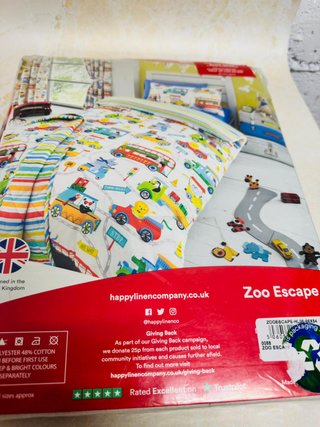 Set Cortinas Infantiles Zoo Happylinenco