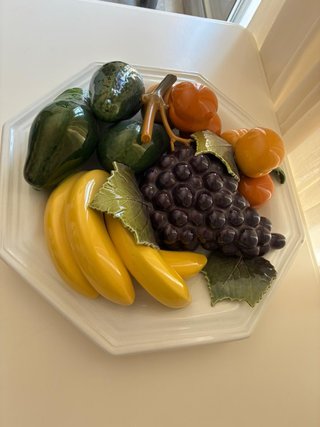 Decoración Frutas Cerámica