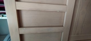 Litera plegable de madera y metal