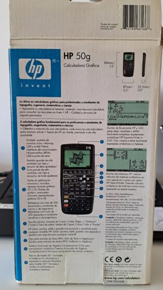 Calculadora Gráfica HP 50g