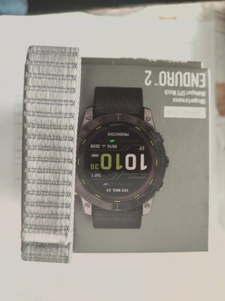 Correa Nailon 26mm Garmin Gris