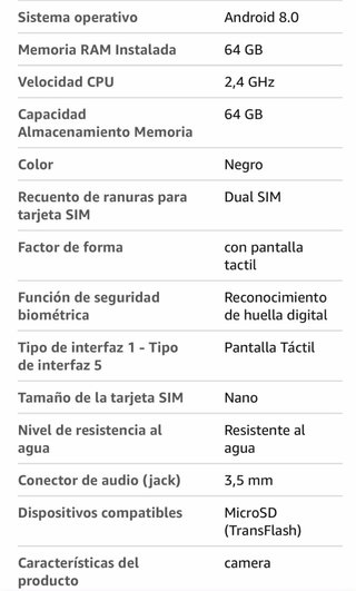Huawei Mate 10 64GB Negro Dual Sim