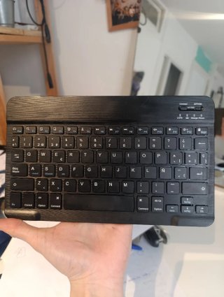 Teclado Bluetooth Inalámbrico Negro