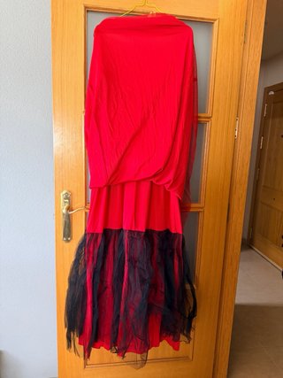 Vestido de fiesta rojo largo