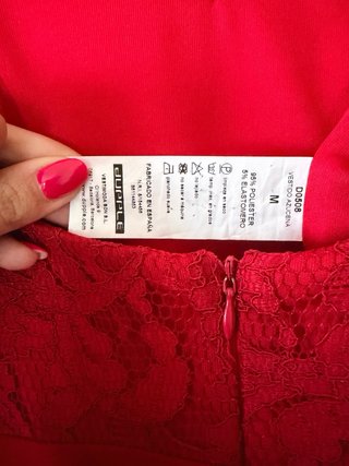 Vestido de fiesta rojo largo