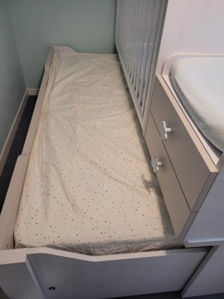 Maxicuna nido convertible con cambiador y cama90