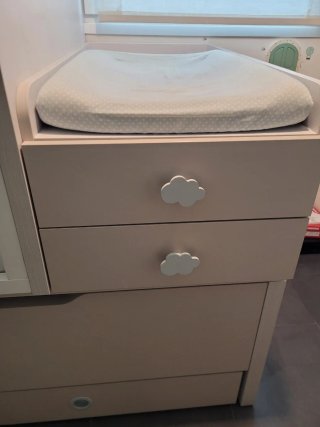 Maxicuna nido convertible con cambiador y cama90