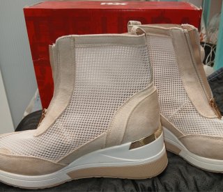 Botines Xti Verano Beige/Blanco