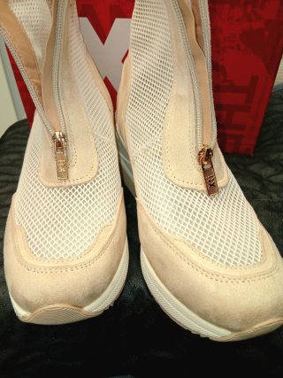 Botines Xti Verano Beige/Blanco