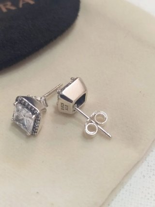 Pendientes Pandora Circonita Plata