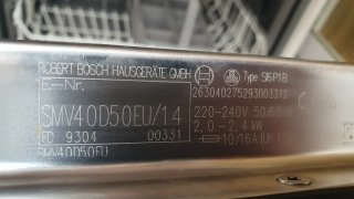 Lavavajillas integrable Bosch
