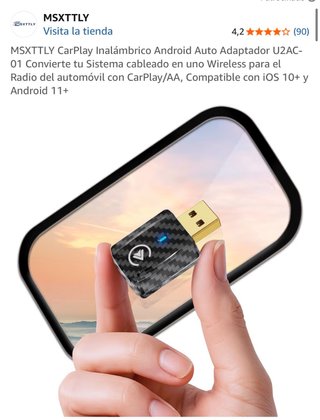 Adaptador CarPlay Inalámbrico MSXTTLY U2AC-01