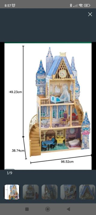 Castillo Cenicienta Disney Madera. Casa madera