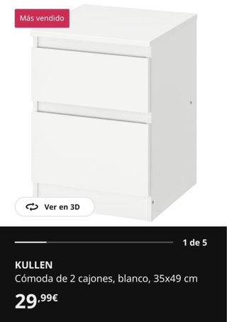 Comodino bianco Ikea