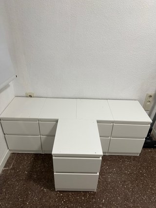 Comodino bianco Ikea