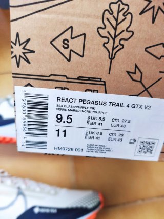 Nike Pegasus Trail 4 GTX Nuevas Talla 43