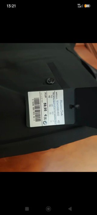 Pantalón negro Massimo Dutti