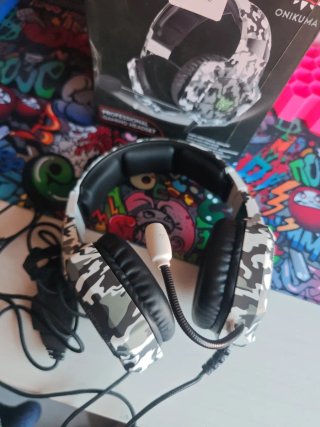 Cascos Gaming Onikuma K8 Camuflaje