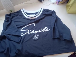 Camiseta SikSilk Negra Talla M
