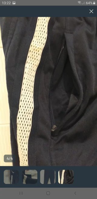 Pantalón Vintage Nike Azul y Blanco