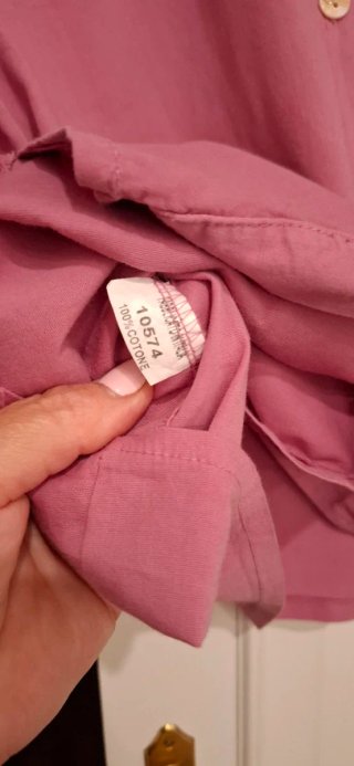 Blusa Cayetana cuello bebé CALOCA rosa