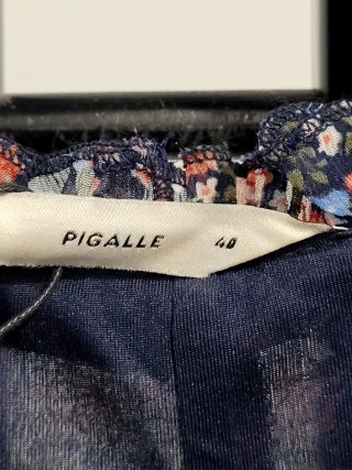 Vestido floral manga larga