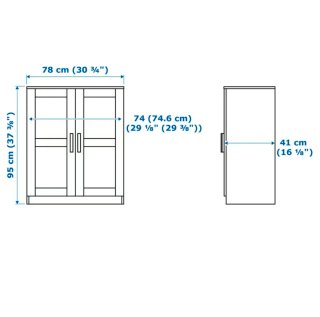 Armario IKEA BRIMNES Blanco