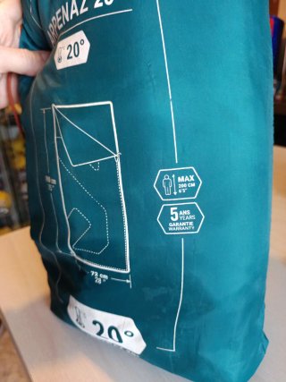 Saco de Dormir Arpenaz 20° Decathlon Quechua