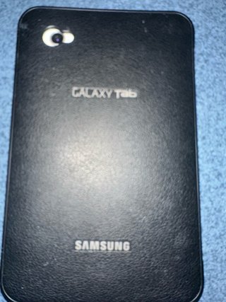 Tablet Samsung Blanca con Funda y Cable