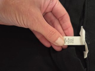 Pantalón acampanado negro TXS