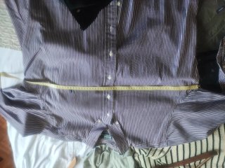 Polo Ralph Lauren Camisa Rayas Morado/Blanco XXL