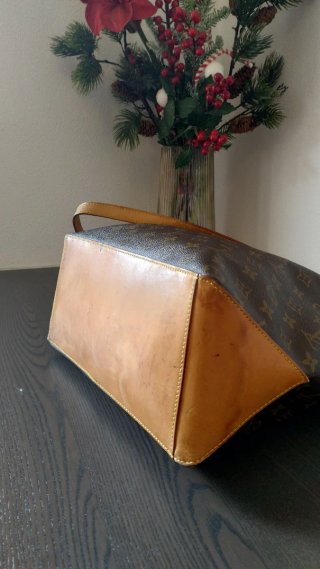 Borsa Louis Vuitton Cabas Marrone interno perfetto