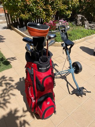 Bolsa de golf Wilson Staff + palos