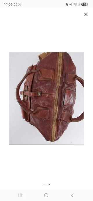 Bolso de Piel CAMPOMAGGI - Hecho en Italia.